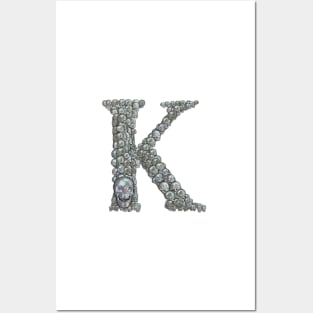 Skull Alphabet K Posters and Art